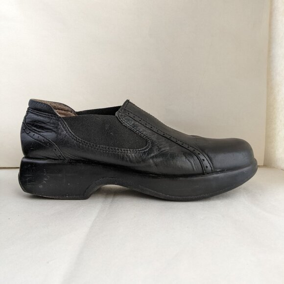 Dromedaris Leather Slip On Comfort Shoes, Falcon Black Women's Sz 10.5-11, EU 41 - Picture 4 of 11